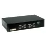 KVM Switch ROLINE 1 utente 4 PC DisplayPort con hub USB
