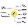 Hub USB ROLINE 3.2 Gen 1 14.02.5058 nero 5120 Mbit/s