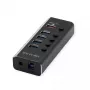 Hub USB ROLINE 3.2 Gen 1 14.02.5058 nero 5120 Mbit/s