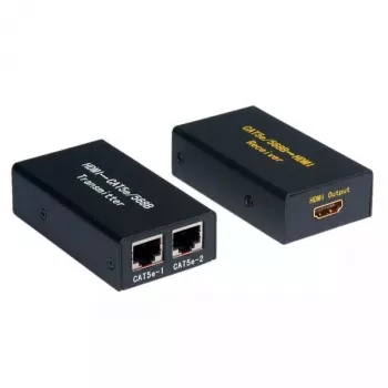 Trasmettitore e ricevitore AV VALUE extender HDMI su doppino intrecciato 25 m