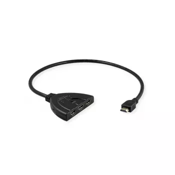 Switch HDMI VALUE 14.99.3567, HDMI, 4K (3840x2160) 60 Hz, 3 ingressi, nero