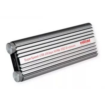 Case per SSD ROLINE 16.01.4147 M.2 alluminio nero 20 Gbit/s