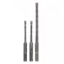 Set punte Bosch 1 617 000 118 3 pz. SDS Plus 5,0 mm 6,0 mm 8,0 mm