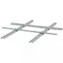 Adattatore VESA ROLINE 100x100-400x400 variabile argento