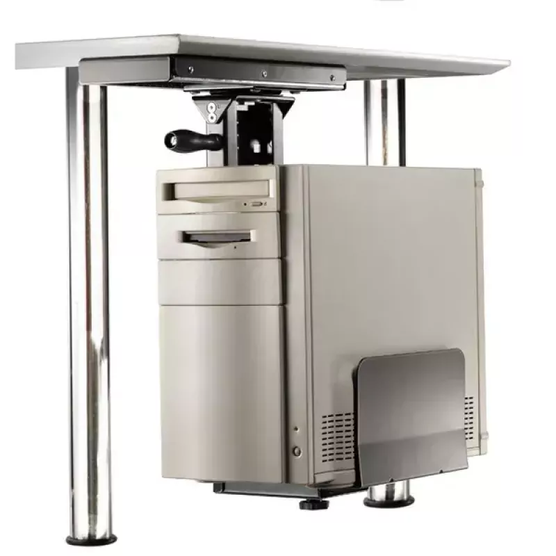 Supporto CPU da tavolo ROLINE ROLINE supporto PC con funzione rotante argento
