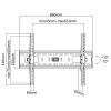 Supporto a parete inclinabile VALUE per TV LCD/plasma 17.99.1218