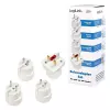 Adattatore da viaggio LogiLink PA0186 bianco