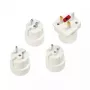 Adattatore da viaggio LogiLink PA0186 bianco