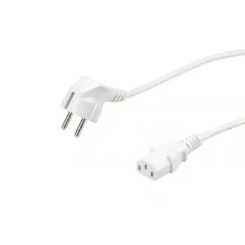 Cavo di alimentazione VALUE 19.99.1016 bianco 0,6 m CEE7/7 IEC 320