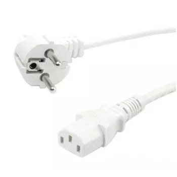 Cavo di alimentazione VALUE 19.99.1016 bianco 0,6 m CEE7/7 IEC 320