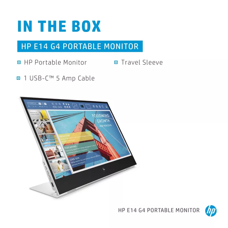 Monitor per computer HP E-Series E14 G4 35,6 cm (14