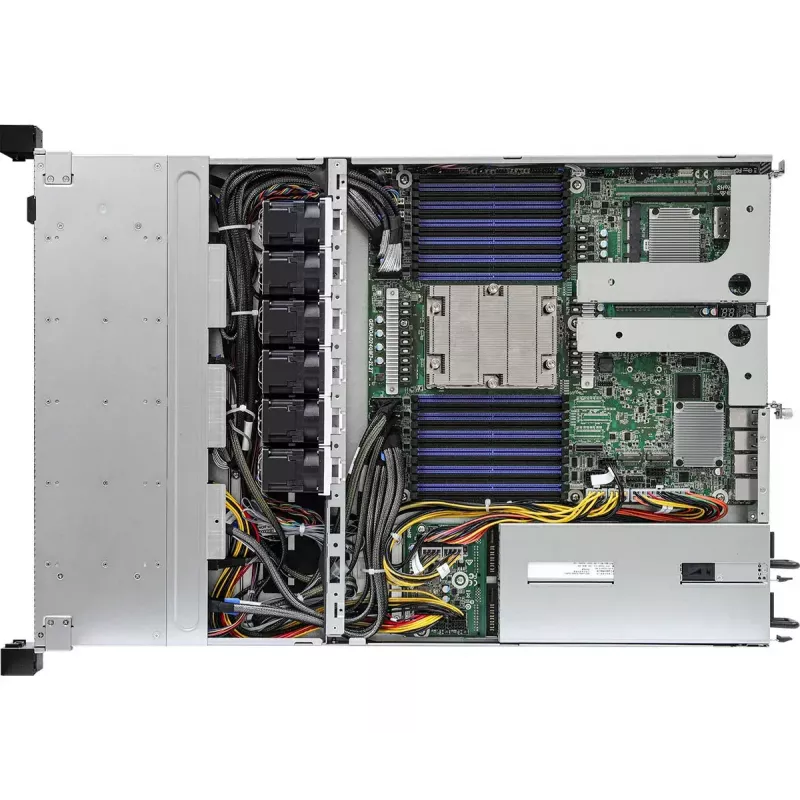 Case per computer ASRock 1U12E-GENOA/2L2T rack (1U) grigio
