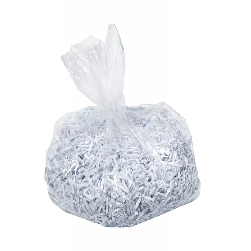 Sacchi in plastica Rexel per distruggidocumenti da ufficio grandi, capacità 175 L (confezione da 20)