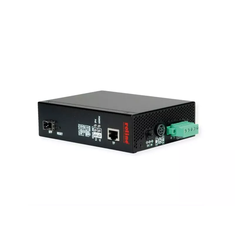 Convertitore di segnale di rete ROLINE 21.13.1135 1000 Mbit/s multimodale nero