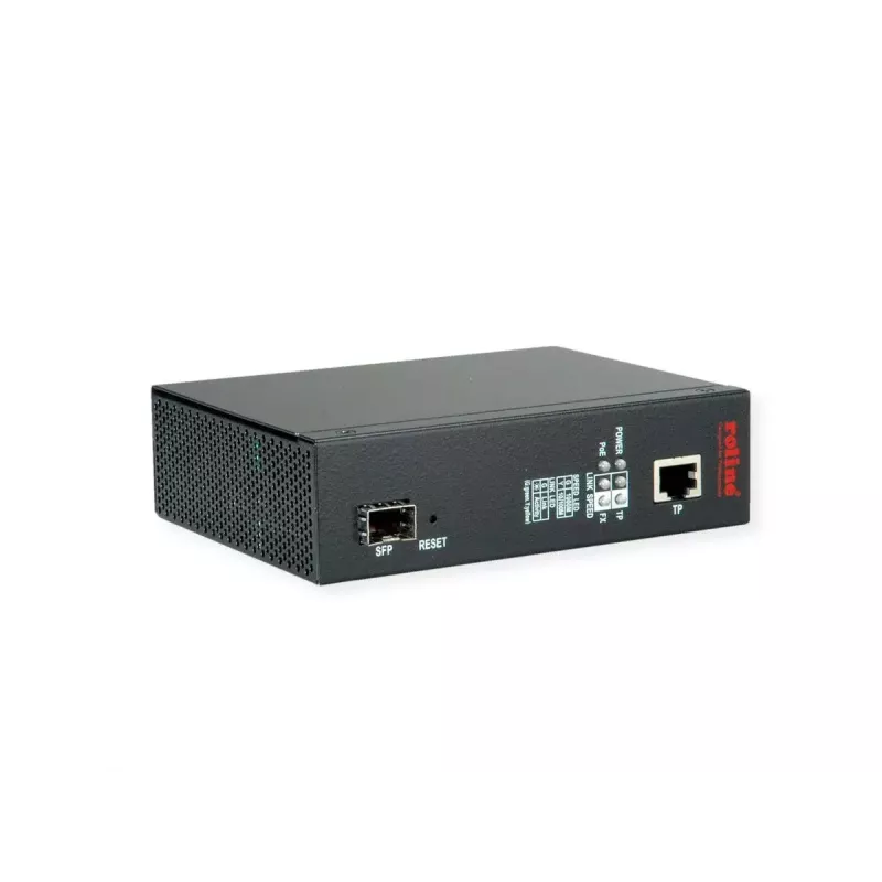 Convertitore di segnale di rete ROLINE 21.13.1135 1000 Mbit/s multimodale nero