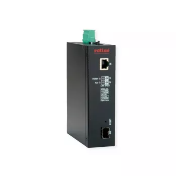 Convertitore di segnale di rete ROLINE 21.13.1135 1000 Mbit/s multimodale nero