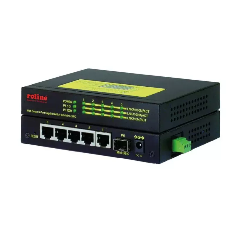 Switch di rete ROLINE 21.13.1162 Gigabit Ethernet 5 porte PoE