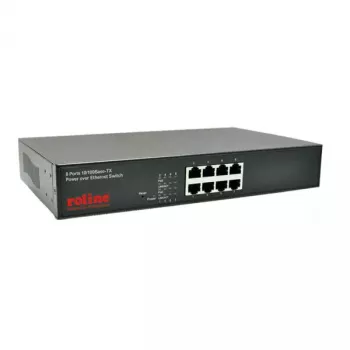 Switch PoE Fast Ethernet ROLINE 130 W 8 porte