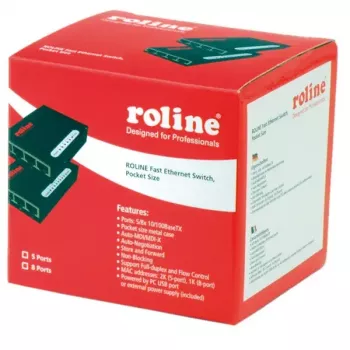 Switch Fast Ethernet ROLINE 21.14.3133 Pocket 5 porte