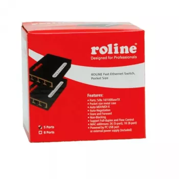 Switch Fast Ethernet ROLINE 21.14.3133 Pocket 5 porte