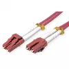 ROLINE 21.15.8616 cavo in fibra ottica, OM4 50/125 µm, LC/LC duplex, armato in acciaio, LSOH, 15 m, viola