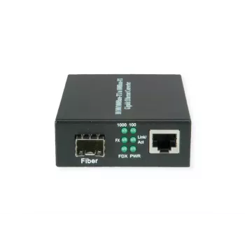 Convertitore di rete VALUE 21.99.1199 1000 Mbit/s multimodale nero