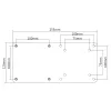 Piastra per dispositivi InLine 23176A compatibile VESA 75/100 per Intel NUC