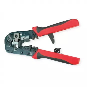 Pinza crimpatrice per cavi VALUE 25.99.8794 nero rosso 190 mm 347 g