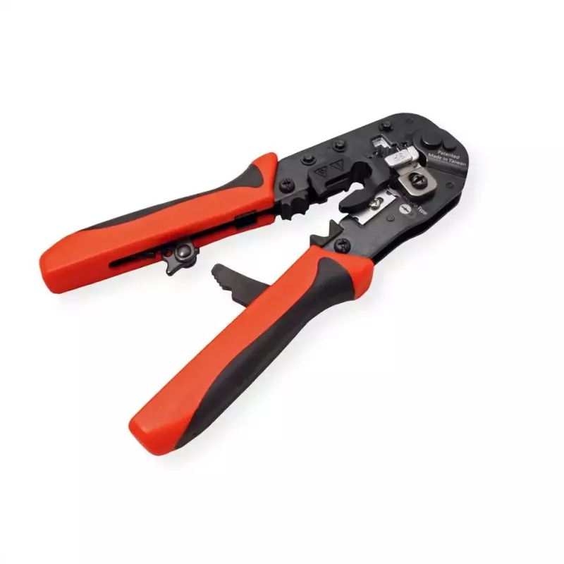 Pinza crimpatrice per cavi VALUE 25.99.8794 nero rosso 190 mm 347 g