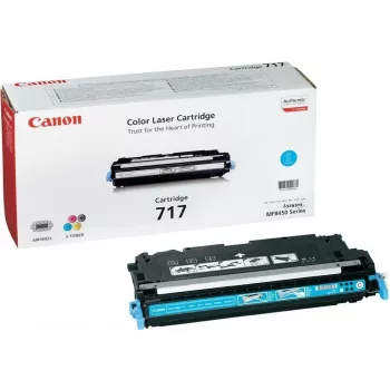 Cartuccia toner Canon 717 1 pz. originale ciano