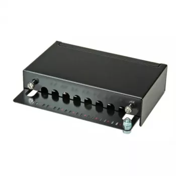 Patch panel a parete ROLINE Cat.5e 8 porte STP nero