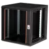 Rack a parete ROLINE Pro 12U 19 inch, 600x600 mm, nero, IP20, serratura a chiave