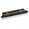 Patch panel VALUE Cat.6/Class E 24 porte UTP nero