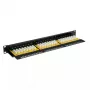Patch panel VALUE Cat.6/Class E 24 porte UTP nero