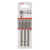 Punte per avvitatore Bosch 2607001535 extra dura PH2 3 pezzi 89 mm