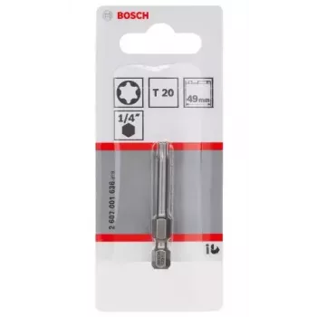 Punta per avvitatore Bosch 2607001636 T20 extra dura 49 mm