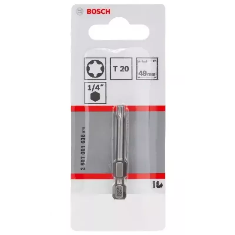Punta per avvitatore Bosch 2607001636 T20 extra dura 49 mm