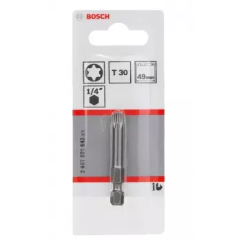 Punta per avvitatore Bosch 2607001642 T30 extra dura 49 mm