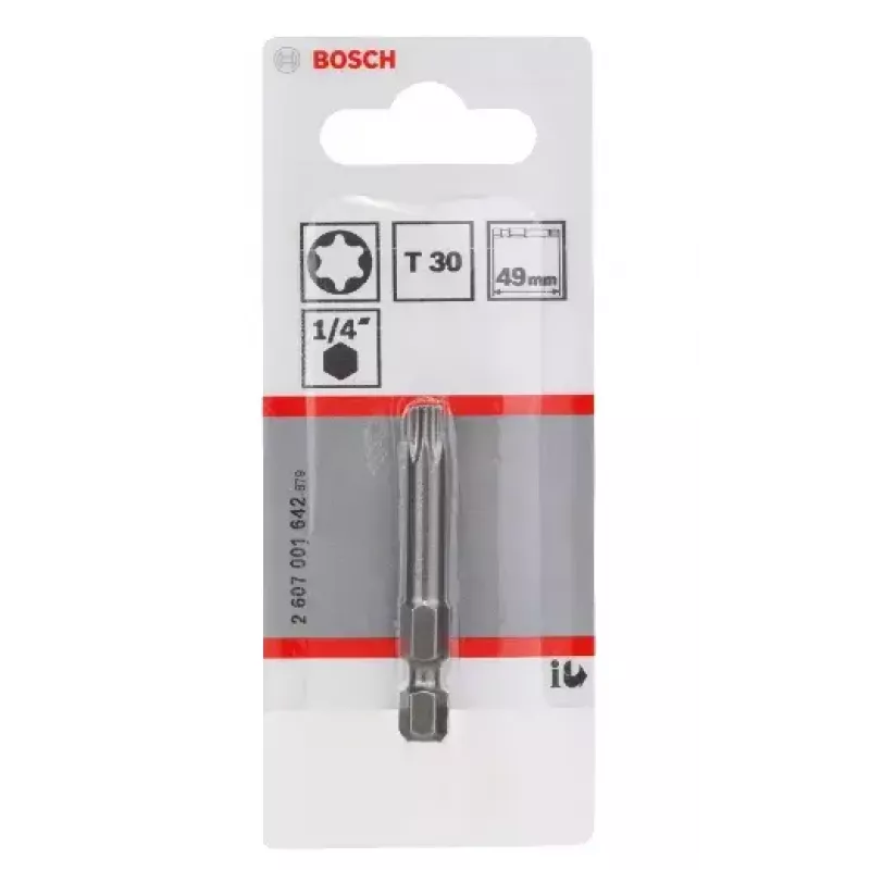 Punta per avvitatore Bosch 2607001642 T30 extra dura 49 mm