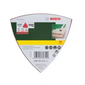 Bosch 2607017111 25 pz. fogli abrasivi