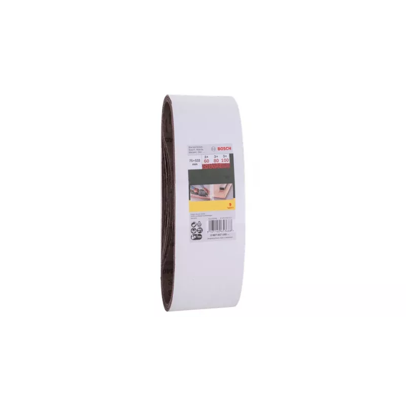 Set di nastri abrasivi Bosch 2607017155