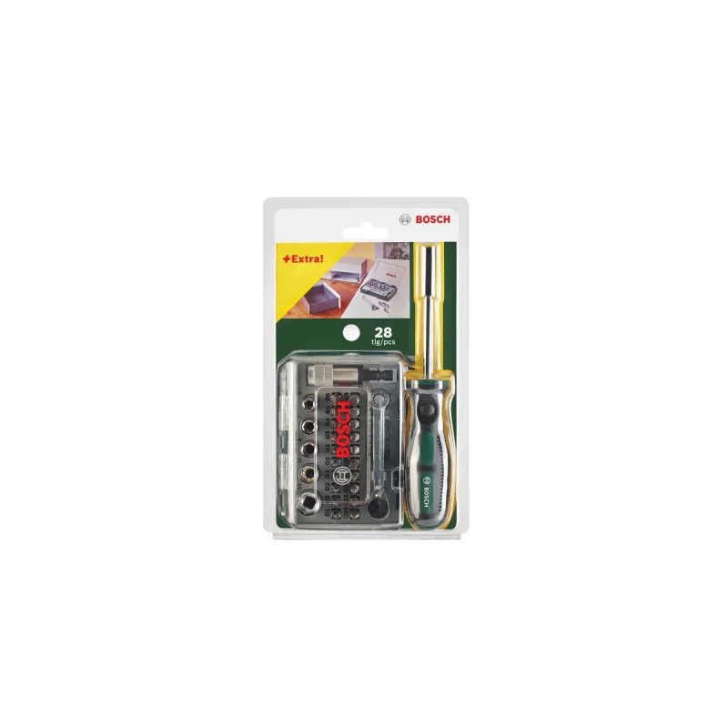 Set di punte per cacciavite Bosch 2 607 017 331 27 pz. esagonale bussola Torq-Set a croce