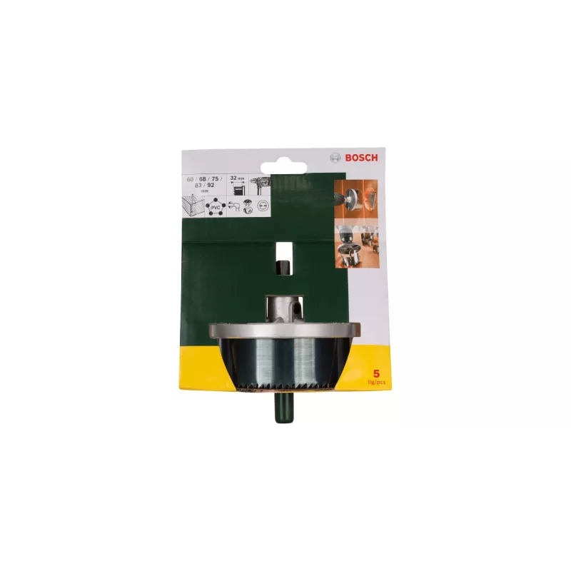Bosch 2 607 019 451 set di seghe a tazza 5 pezzi