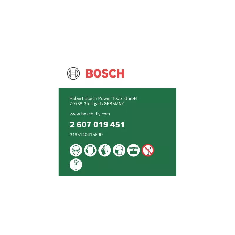 Bosch 2 607 019 451 set di seghe a tazza 5 pezzi