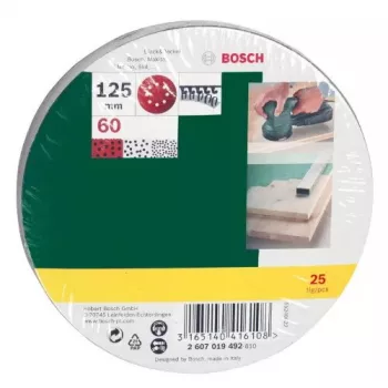 Bosch 2 607 019 492 accessori levigatura, 25 pezzi