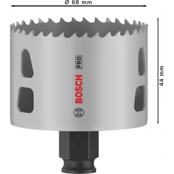 Tazza a corona Bosch PRO 68 mm Progressor PC Plus – modello 2608594398 per metallo e legno