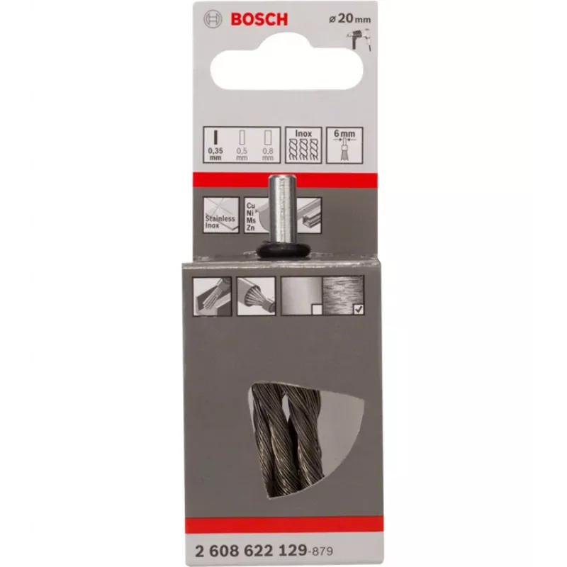 Spazzola metallica Bosch 2608622129 diametro 1,9 cm
