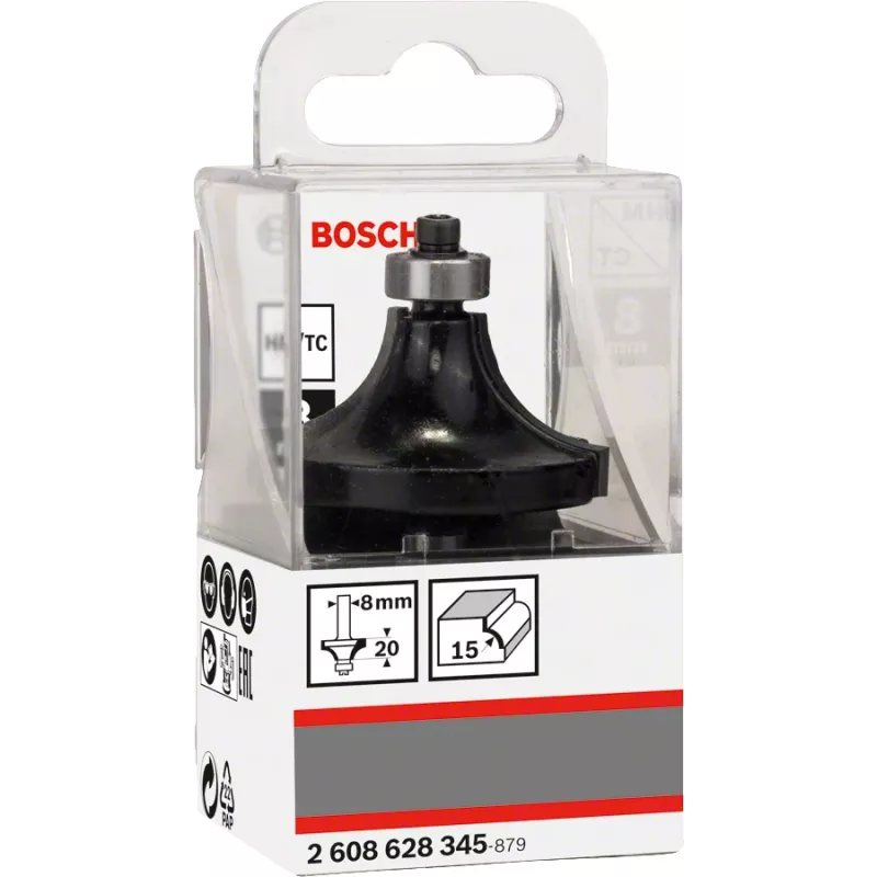 Bosch 2 608 628 345 fresa per arrotondare 1 pz.