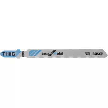 Lama per seghetto alternativo Bosch T 118 G Basic for Metal HSS