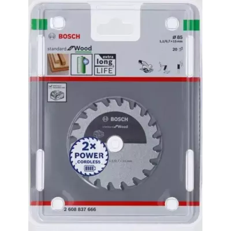Bosch 2 608 837 666 lama circolare 8,5 cm 1 pz.